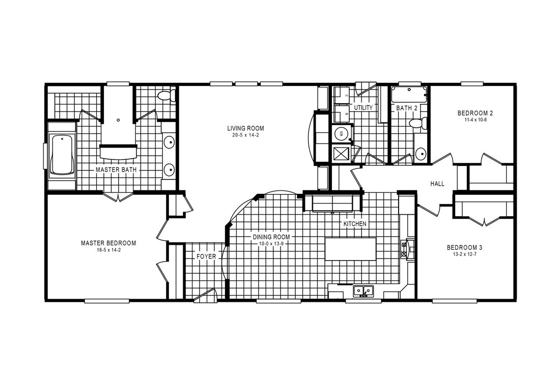 The 2095 HERITAGE Floor Plan