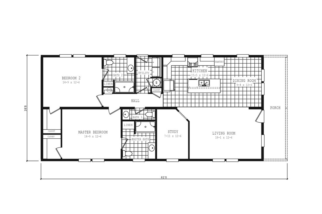 The 2096 HERITAGE Floor Plan