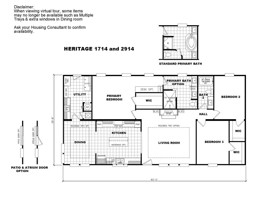 The 1714 HERITAGE Floor Plan